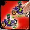 ⁦לגו סיטי - אופנוע פעלולי גלגלים  60296⁩ – תמונה ⁦3⁩