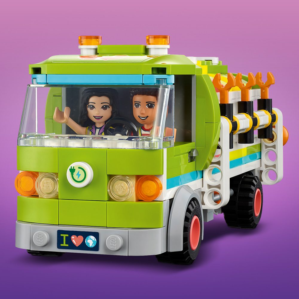 ⁦לגו חברות - משאית מיחזור  41712⁩ – תמונה ⁦5⁩