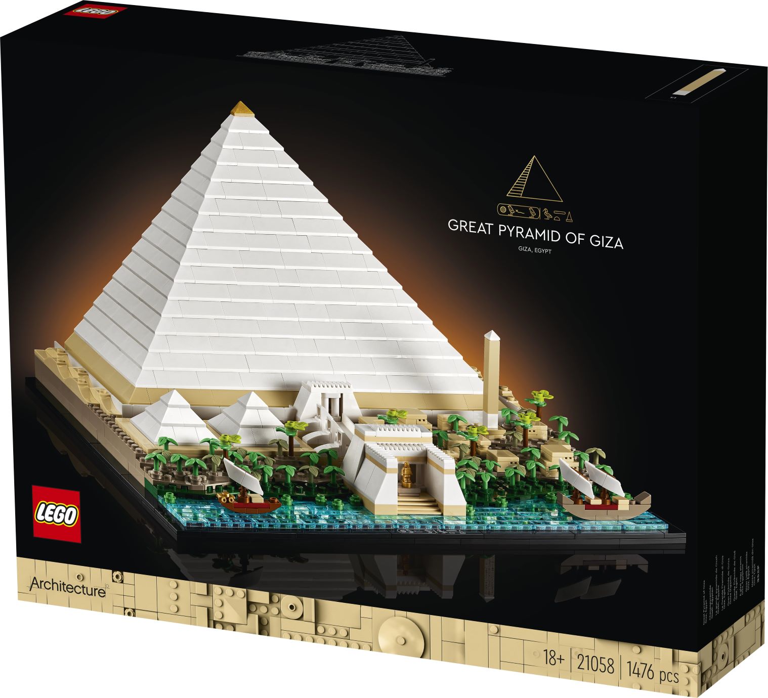 לגו ארכיטקטורה – הפירמידה הגדולה של גיזה 21058 - הממלכה שלי