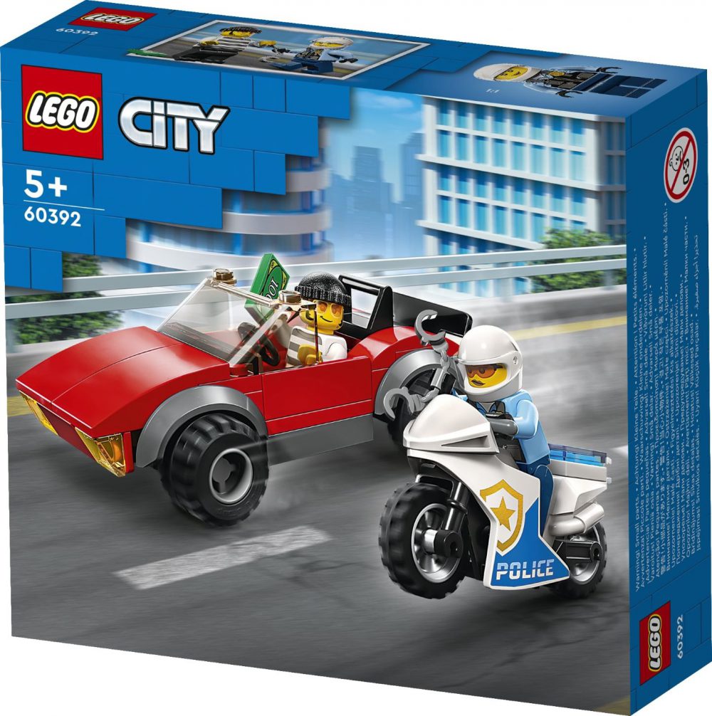 לגו סיטי - מרדף אופנוע משטרתי  60392