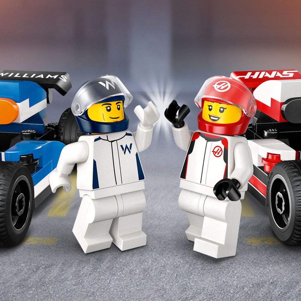 ⁦לגו סיטי - (60464) מכוניות מרוץ פורמולה 1 Williams Racing ו- Haas⁩ – תמונה ⁦4⁩
