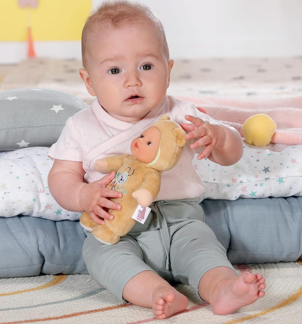 ⁦בובת בייבי-בורן - תינוקת רכה ארנב/דובי 18 ס"מ⁩ – תמונה ⁦4⁩