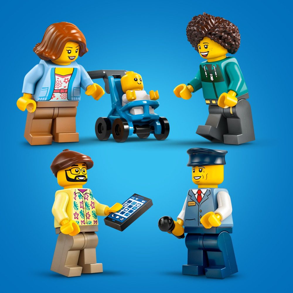 ⁦לגו סיטי - אוטובוס תיירות אדום דו קומתי   60407⁩ – תמונה ⁦5⁩