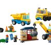 ⁦לגו סיטי - משאיות בנייה ומנוף כדור הריסה  60391⁩ – תמונה ⁦2⁩