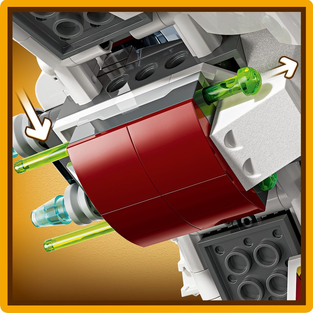 ⁦לגו מלחמת הכוכבים - JEDI INTERCEPTOR של אסוקה  75401⁩ – תמונה ⁦5⁩