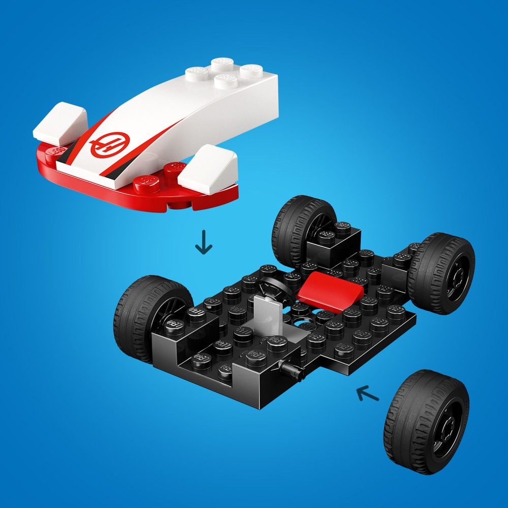 ⁦לגו סיטי - (60464) מכוניות מרוץ פורמולה 1 Williams Racing ו- Haas⁩ – תמונה ⁦5⁩