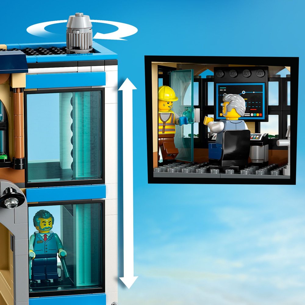 לגו סיטי - תחנת רכבת מרכזית 60469 – תמונה 2