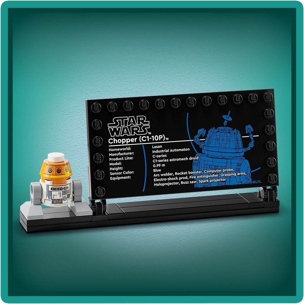 לגו מלחמת הכוכבים - רובוט שירות ותיקונים Chopper (75416) – תמונה 3