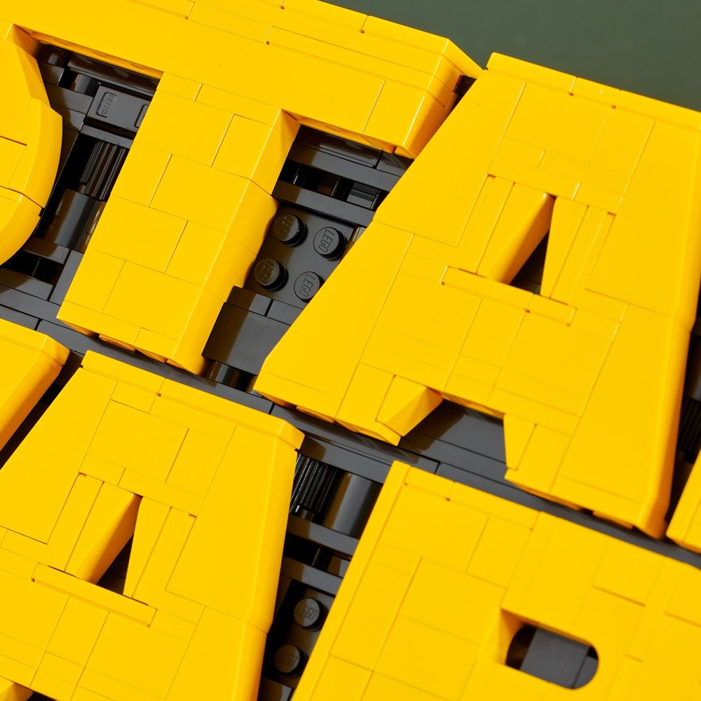 לגו מלחמת הכוכבים - לוגו Star Wars בנוי מלבנים 75407 – תמונה 2